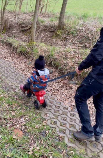 brzdící popruh na odrážedlo lelekale